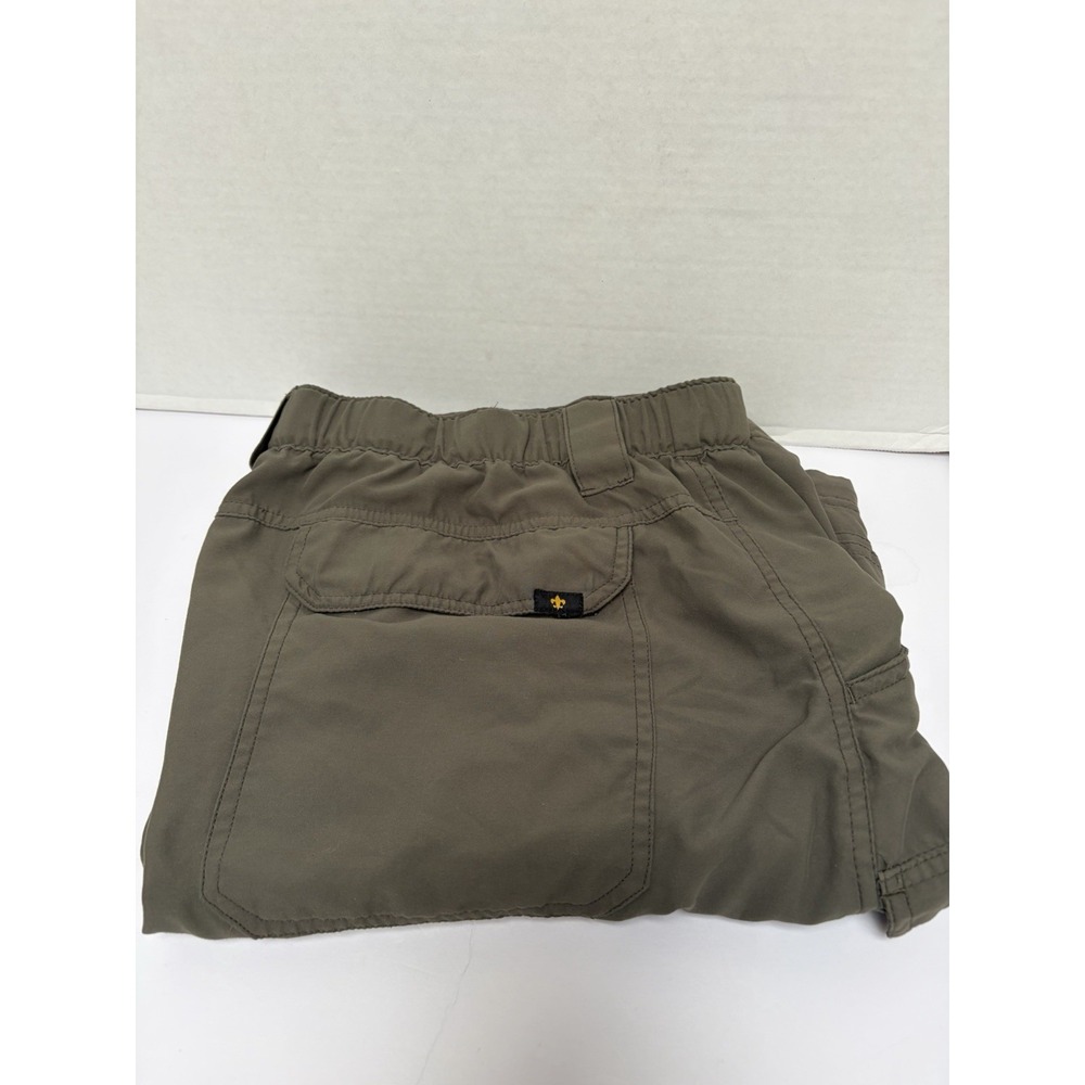 Boy Scouts Of America Cargo Shorts Size Large Relaxed Green‎  Switchback Uniform